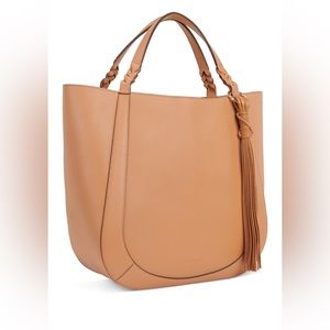 Ulla Johnson Albers Tan leather shopper tote